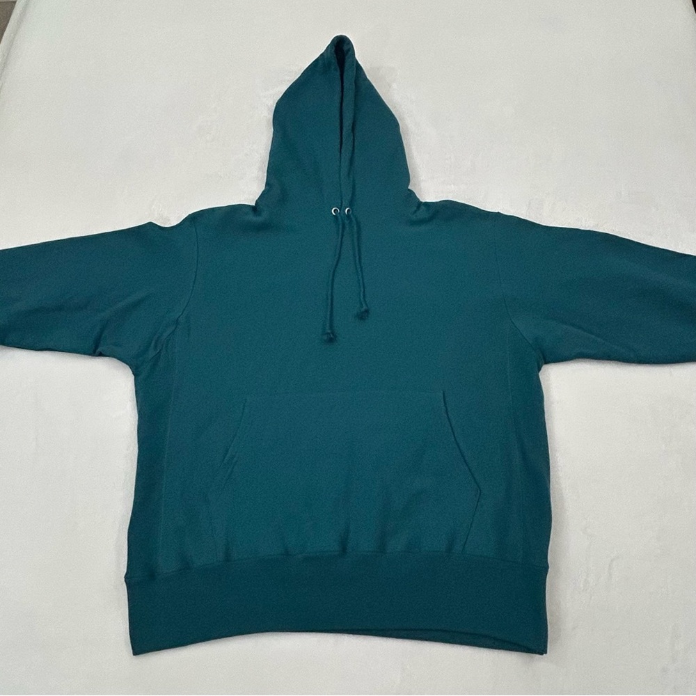 Champion Life Reverse Weave Teal Heavyweight Pullover Hoodie Sweatshirt Men’s L - Picture 10 of 12